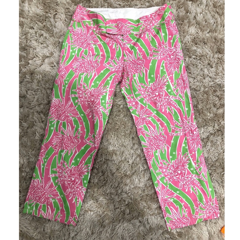 Lilly Pulitzer Lion Fish Capri Pants